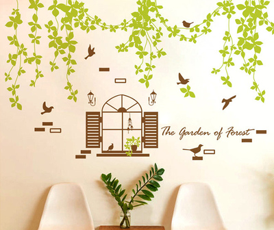 墻貼 出租房煥新顏的魔法貼紙